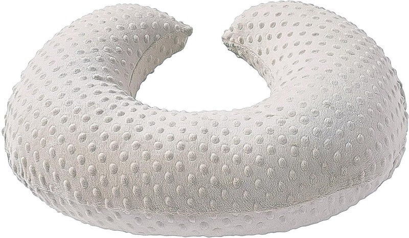 DONOMILO Dots Nursing Pillow Cover, Case Plush Breathable Breastfeeding Pillow Slipcover Fits Nursing Pillow, Super Soft Snug Positioners for Baby Boy Baby Girl (Sand) - Image 3